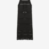 Vestido de punto macramé con espalda abierta Aralia