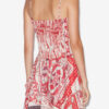 Vestido de voile de algodón estampado fruncido Anka Vestido de voile de algodón estampado fruncido Anka