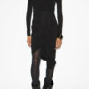 Vestido drapeado Zorah en jersey liso Vestido drapeado Zorah en jersey liso