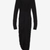 Vestido drapeado Zorah en jersey liso Vestido drapeado Zorah en jersey liso