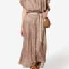 Vestido largo de jacquard de seda con estampado floral Ansley Vestido largo de jacquard de seda con estampado floral Ansley