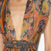 Vestido largo de seda estampado Melissa Vestido largo de seda estampado Melissa