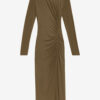 Vestido largo drapeado de jersey Jelina Vestido largo drapeado de jersey Jelina