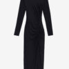 Vestido largo drapeado de jersey Jelina Vestido largo drapeado de jersey Jelina