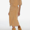 Vestido largo drapeado de jersey Sandrina Vestido largo drapeado de jersey Sandrina