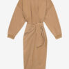 Vestido largo drapeado de jersey Sandrina Vestido largo drapeado de jersey Sandrina