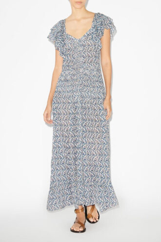 Vestido largo fluido Godralia