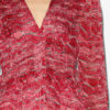 Vestido largo fruncido de muselina Amara Vestido largo fruncido de muselina Amara