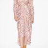 Vestido midi estampado de mezcla de seda Albini Vestido midi estampado de mezcla de seda Albini