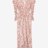 Vestido midi estampado de mezcla de seda Albini Vestido midi estampado de mezcla de seda Albini