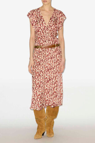 Vestido midi estampado Lyndsay