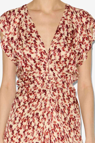 Vestido midi estampado Lyndsay
