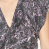 Vestido midi fruncido estampado Lyndsay Vestido midi fruncido estampado Lyndsay