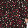 Vestido Ora de seda drapeado con estampado de lunares Vestido Ora de seda drapeado con estampado de lunares