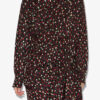 Vestido Ora de seda drapeado con estampado de lunares Vestido Ora de seda drapeado con estampado de lunares