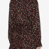 Vestido Ora de seda drapeado con estampado de lunares Vestido Ora de seda drapeado con estampado de lunares