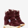 Zapatillas altas con cuña de ante y piel de becerro Balskee