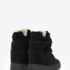 Zapatillas altas de cuero con cuña Zapatillas altas de cuero con cuña