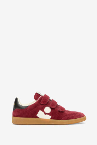 Zapatillas bajas Beth de ante y piel de becerro