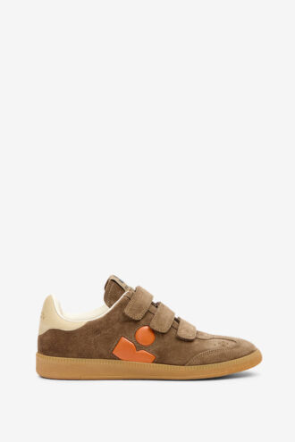 Zapatillas bajas Beth de ante y piel de becerro