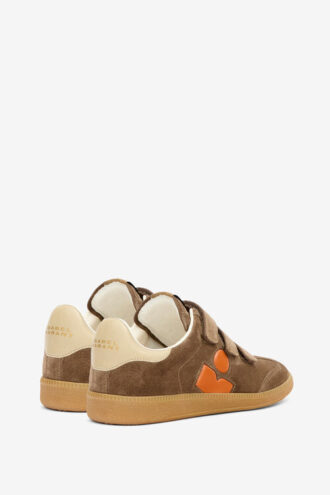 Zapatillas bajas Beth de ante y piel de becerro
