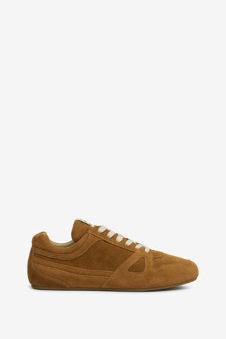 Zapatillas bajas de ante y piel de becerro Sennyh