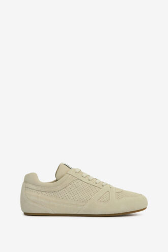 Zapatillas bajas de ante y piel de becerro Sennyh