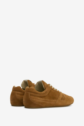 Zapatillas bajas de ante y piel de becerro Sennyh