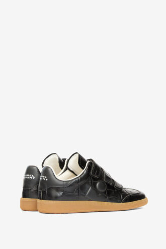 Zapatillas bajas de cuero con relieve Beth