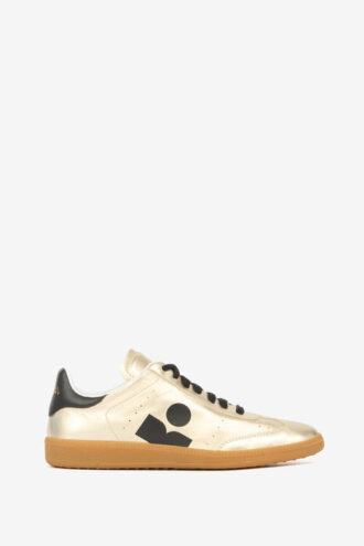 Zapatillas bajas Kaycee de piel metalizada