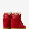 Zapatillas con cuña de ante y piel de becerro Bekett Zapatillas con cuña de ante y piel de becerro Bekett