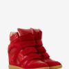 Zapatillas con cuña de ante y piel de becerro Bekett Zapatillas con cuña de ante y piel de becerro Bekett