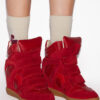 Zapatillas con cuña de ante y piel de becerro Bekett Zapatillas con cuña de ante y piel de becerro Bekett