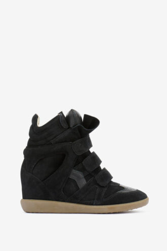 Zapatillas con cuña de cuero Bekett