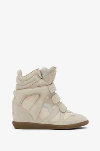 Zapatillas con cuña de cuero Bekett