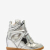 Zapatillas con cuña de cuero Bekett