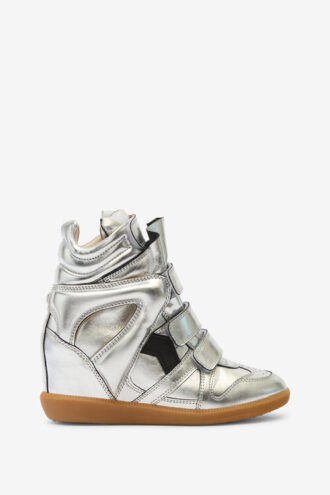 Zapatillas con cuña de cuero Bekett