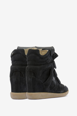 Zapatillas con cuña de cuero Bekett