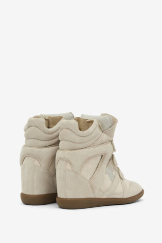 Zapatillas con cuña de cuero Bekett