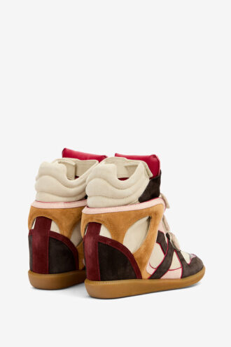 Zapatillas con cuña de cuero Bekett