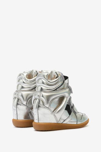 Zapatillas con cuña de cuero Bekett