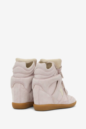 Zapatillas con cuña de cuero Bekett
