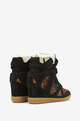 Zapatillas con cuña de cuero Bekett