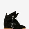 Zapatillas con cuña de cuero con tachuelas Bekett Zapatillas con cuña de cuero con tachuelas Bekett