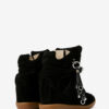 Zapatillas con cuña de cuero con tachuelas Bekett Zapatillas con cuña de cuero con tachuelas Bekett