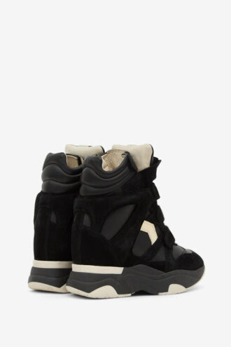 Zapatillas de cuña altas de cuero Balskee