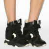 Zapatillas de cuña altas de cuero Balskee Zapatillas de cuña altas de cuero Balskee