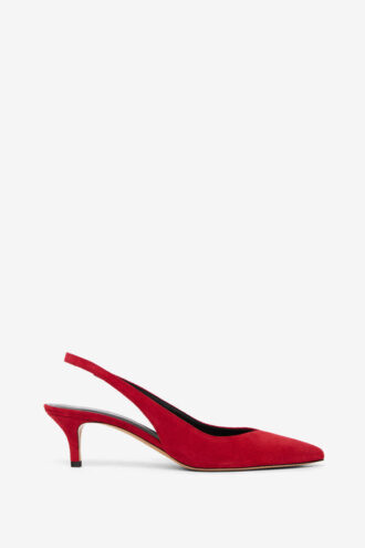 Zapatos de tacón alto con talón abierto de ante Padim