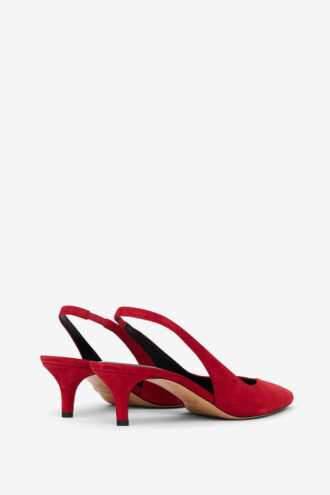 Zapatos de tacón alto con talón abierto de ante Padim