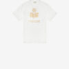 Zewel Camiseta de lino liso con logotipo Zewel Camiseta de lino liso con logotipo